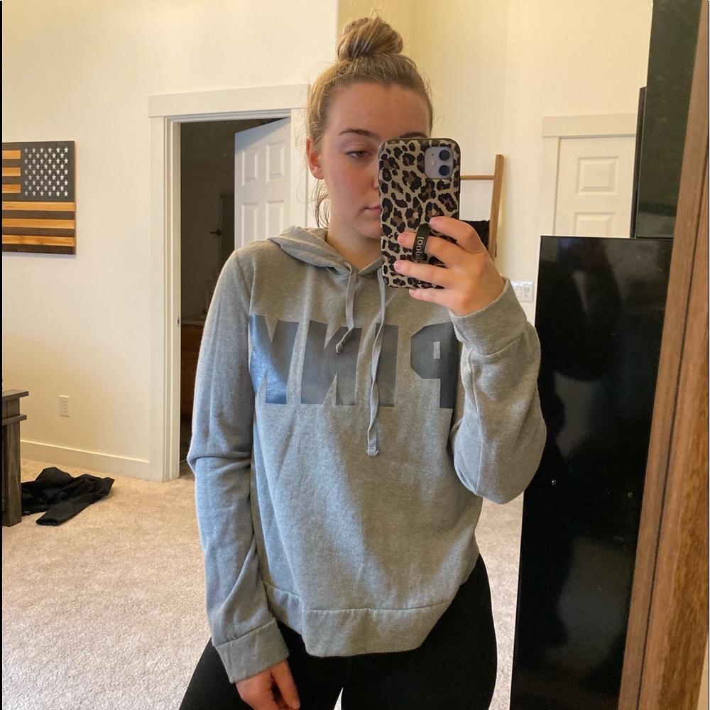 Pink hoodie